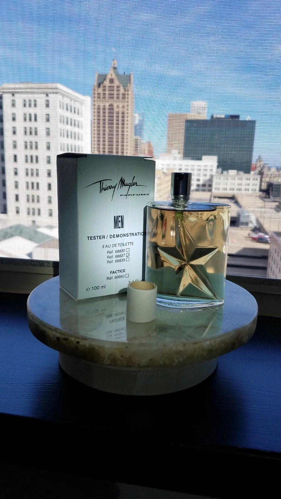 🟢1995 Vintage Thierry Mugler Angel Men EDT #502237 100ml/3.4oz First formula!