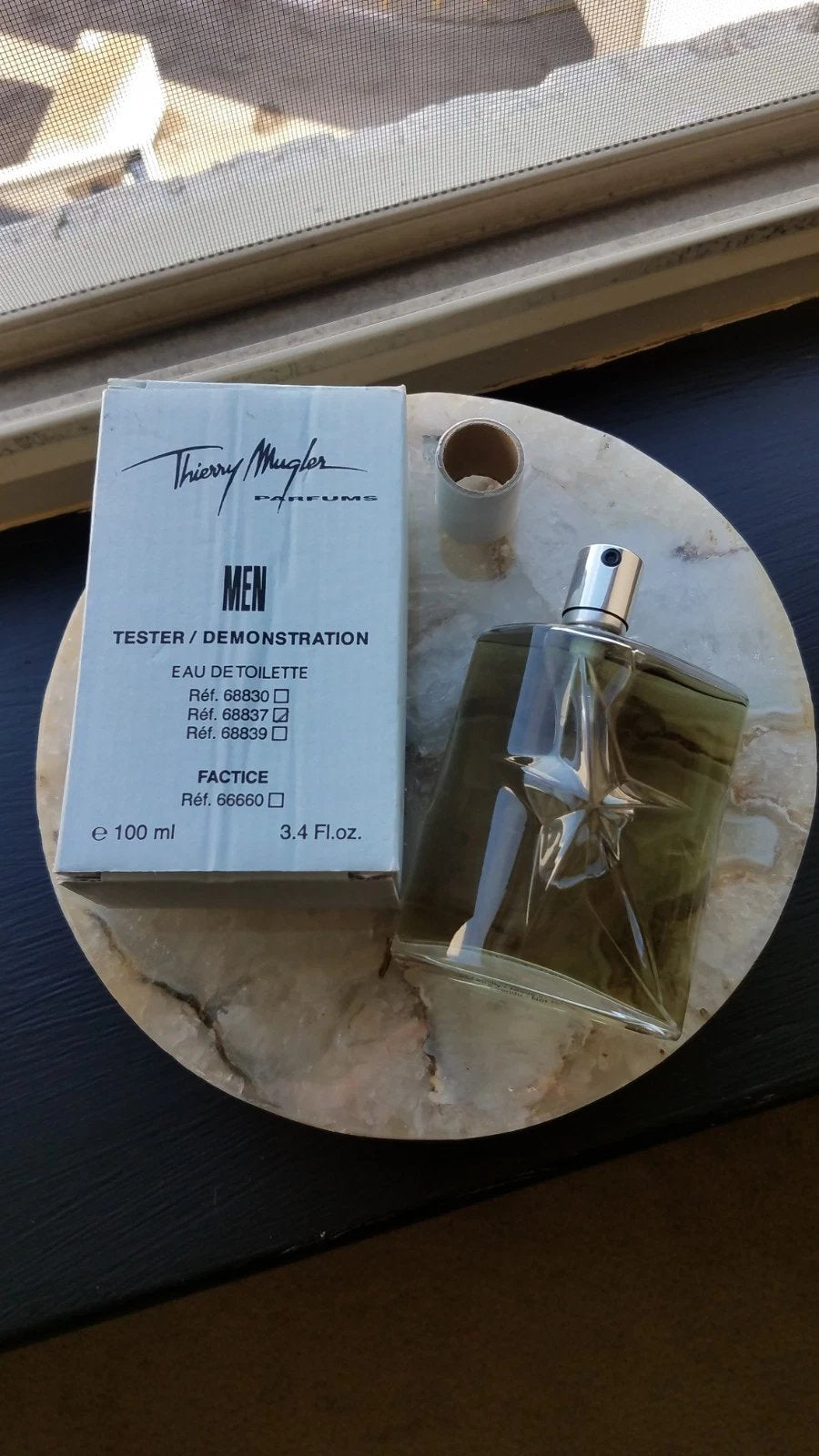 🟢1995 Vintage Thierry Mugler Angel Men EDT #502237 100ml/3.4oz First formula!