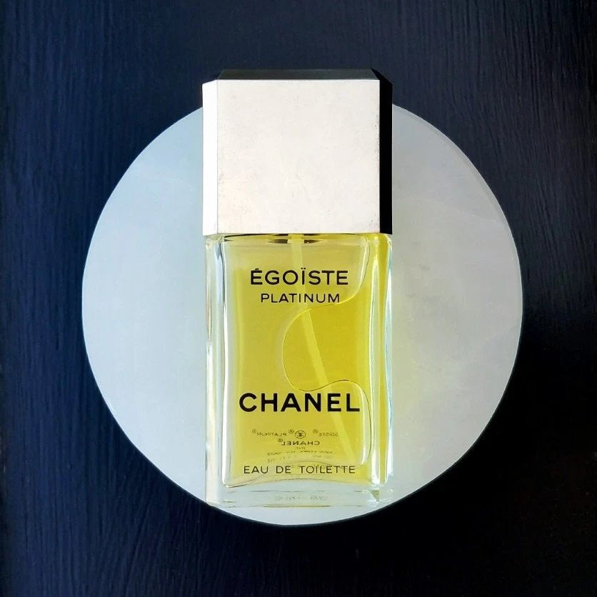 🟢1995 Vintage CHANEL Egoiste Platinum EDT #WC1 100ml/3.4oz Oakmoss 1st Formula!